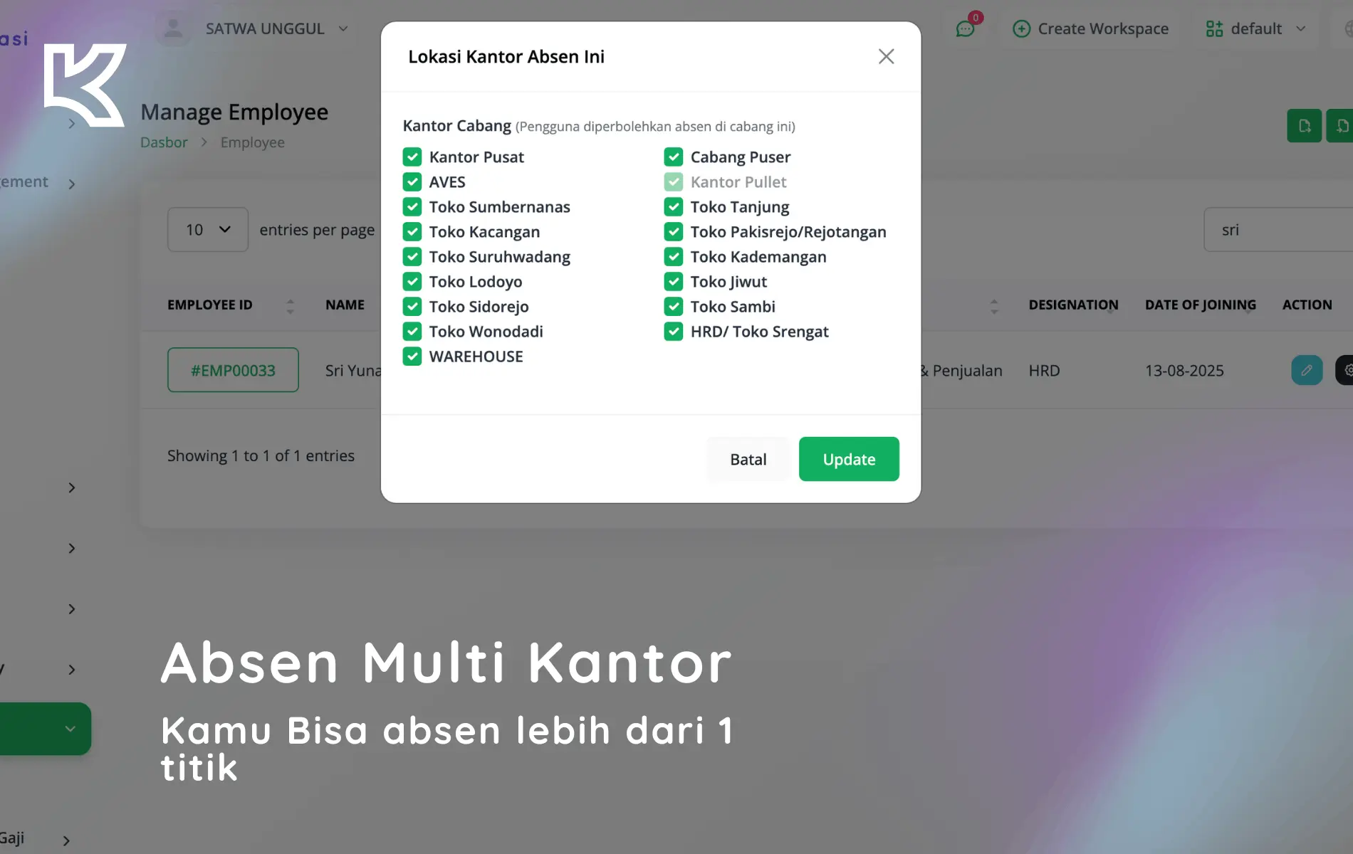 Kalkulasi – aplikasi HRIS & payroll
